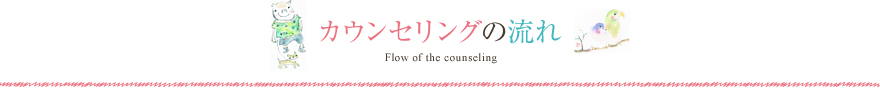 カウンセリングの流れ