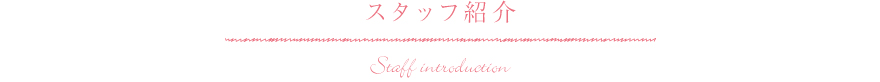 スタッフ紹介